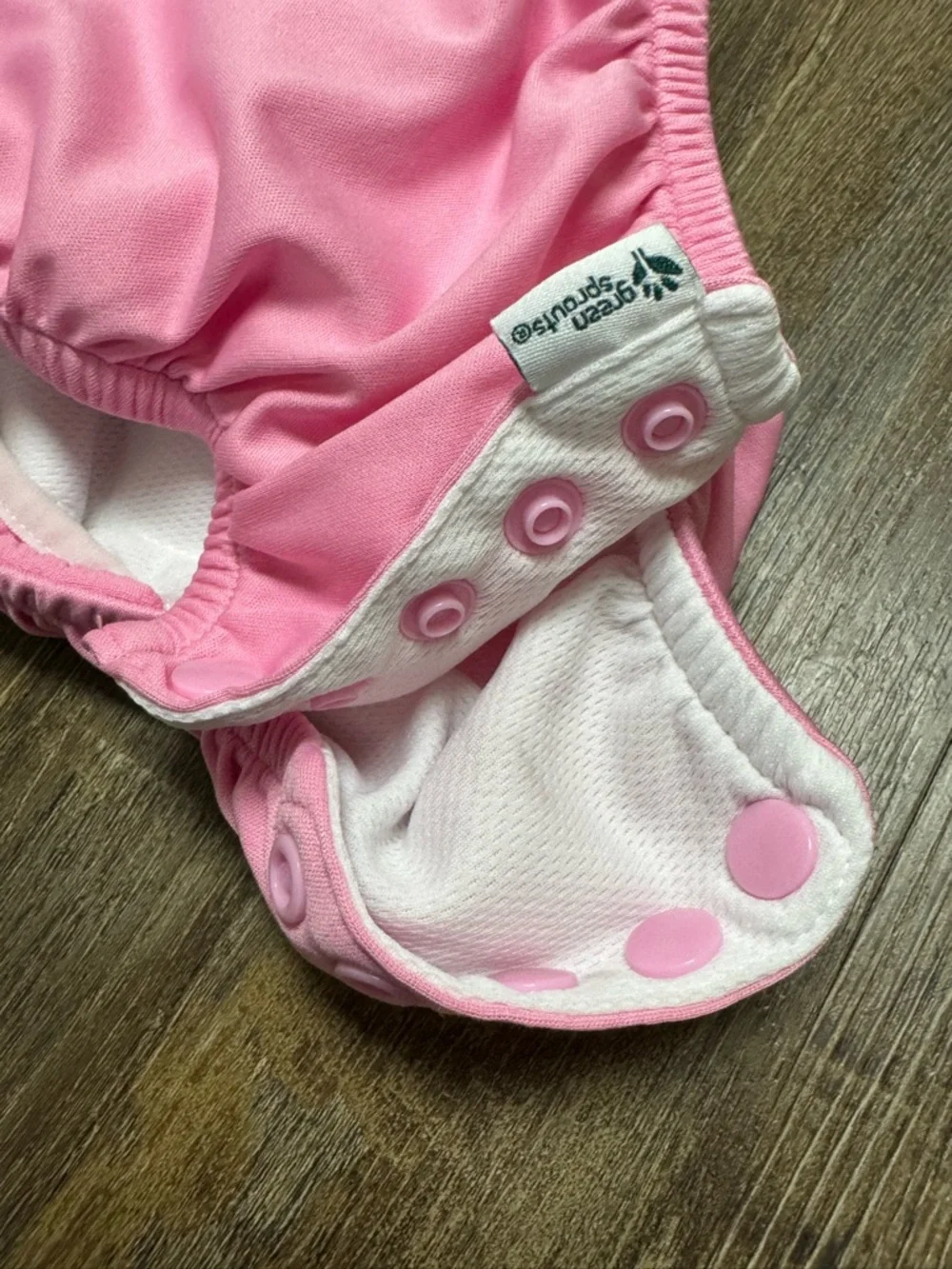 Pink Kids Swim Diaper Cover -‎ Green Sprouts Brand 3T 30-38Lbs
